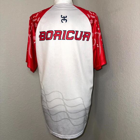 Sportswear Unlimited Heritage Jersey Men Medium White Los White Sox Puerto Rican - Picture 2 of 7